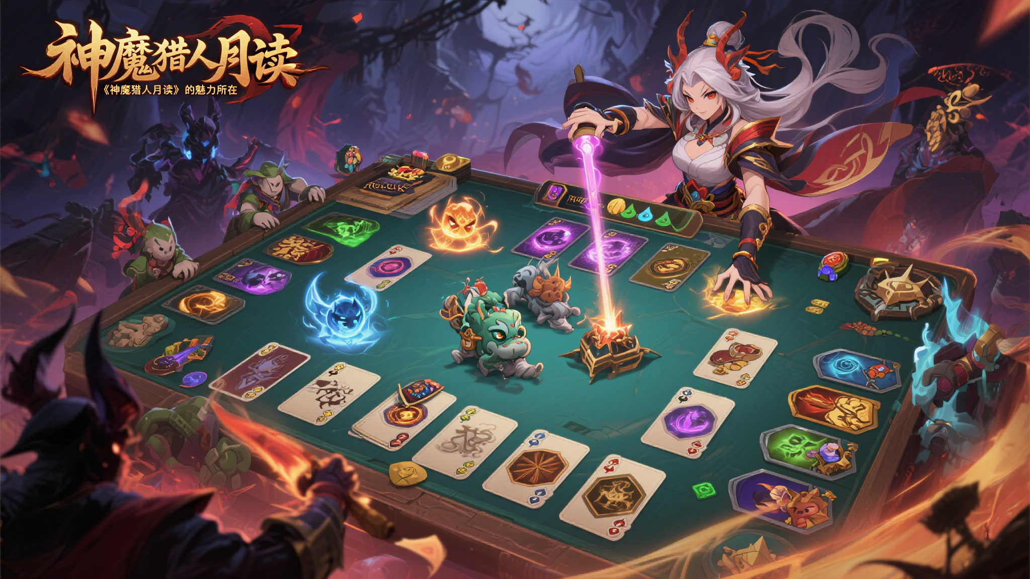 金子一马呈现的Roguelike风格卡牌游戏《月读:神魔猎人 金子一马呈现的Roguelike风格卡牌游戏《月读:神魔猎人